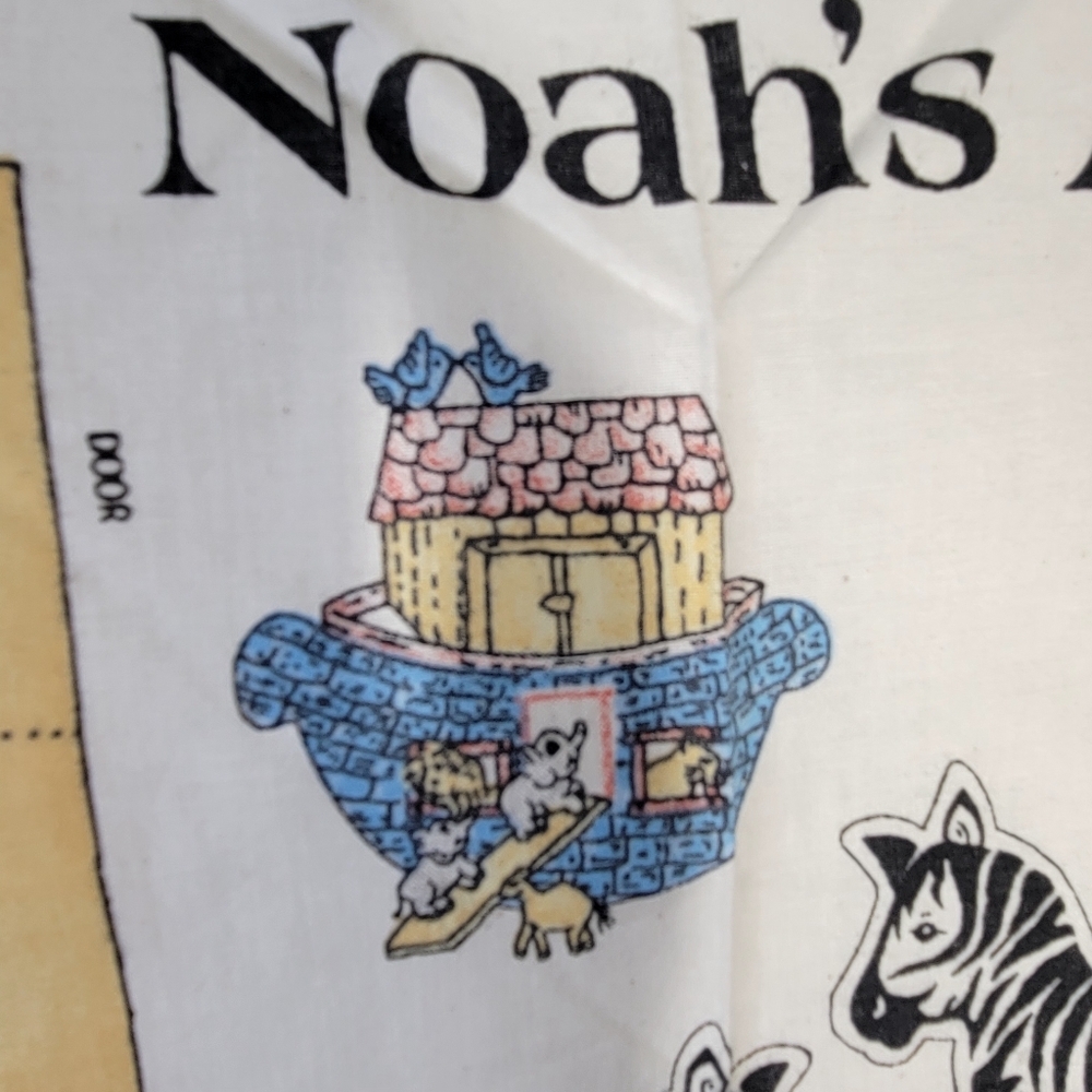 Springs Industries Noahs Ark Cut and Sew Panel With Animals New - Picture 15 of 16